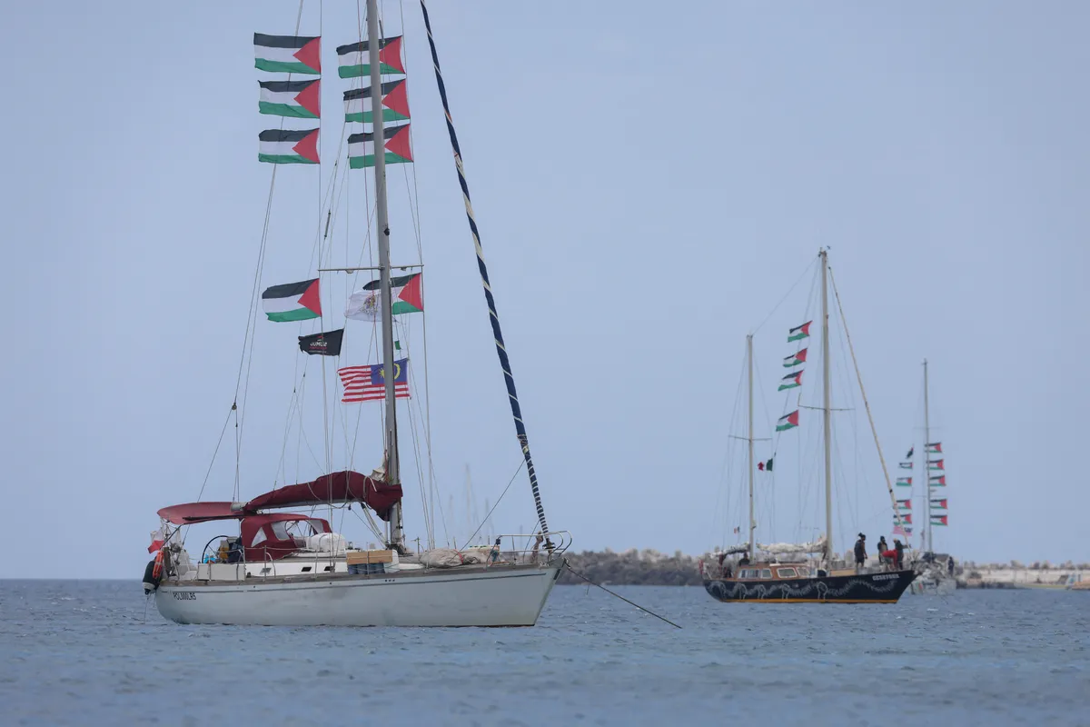 V Italiji odprli preiskavo zaradi pridržanja aktivistov s flotilje za Gazo