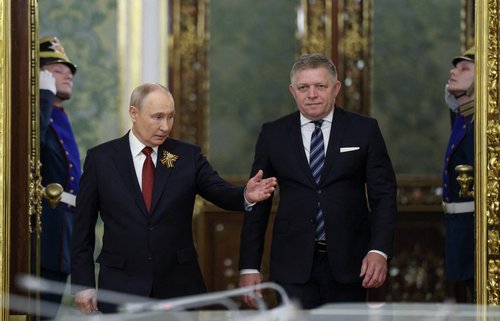 Vladimir Putin in Robert Fico