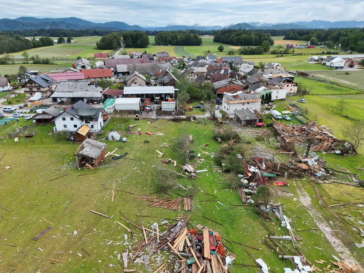 Photo: N1 Slovenija Damage to Infrastructure and Agriculture