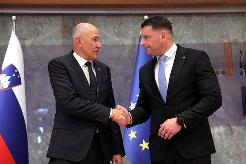 Zoran Stevanović in Janez Janša
