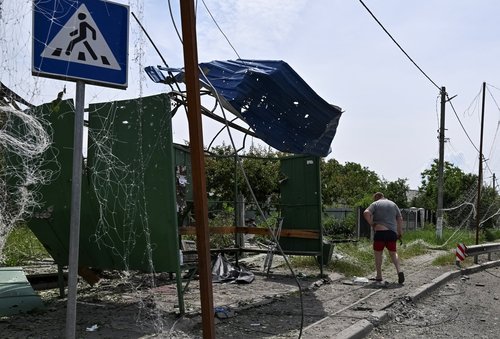 Ubit voznik minibusa v Zaporožju