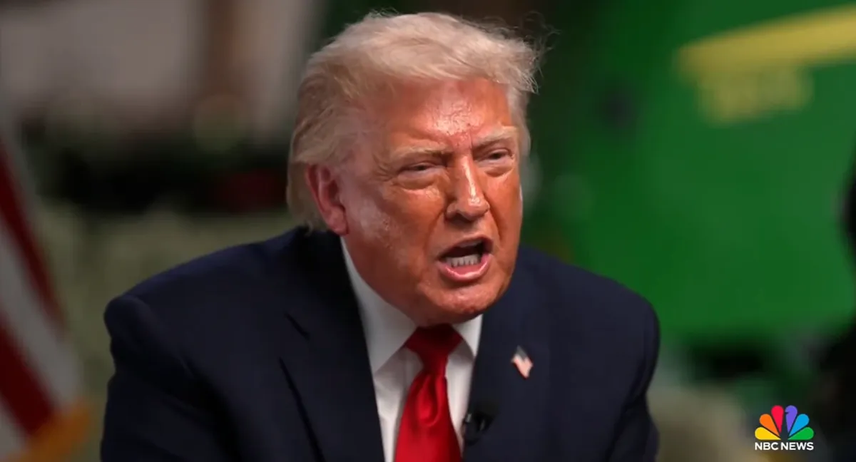Trump prekinil intervju in novinarki zabrusil, da je pokvarj
