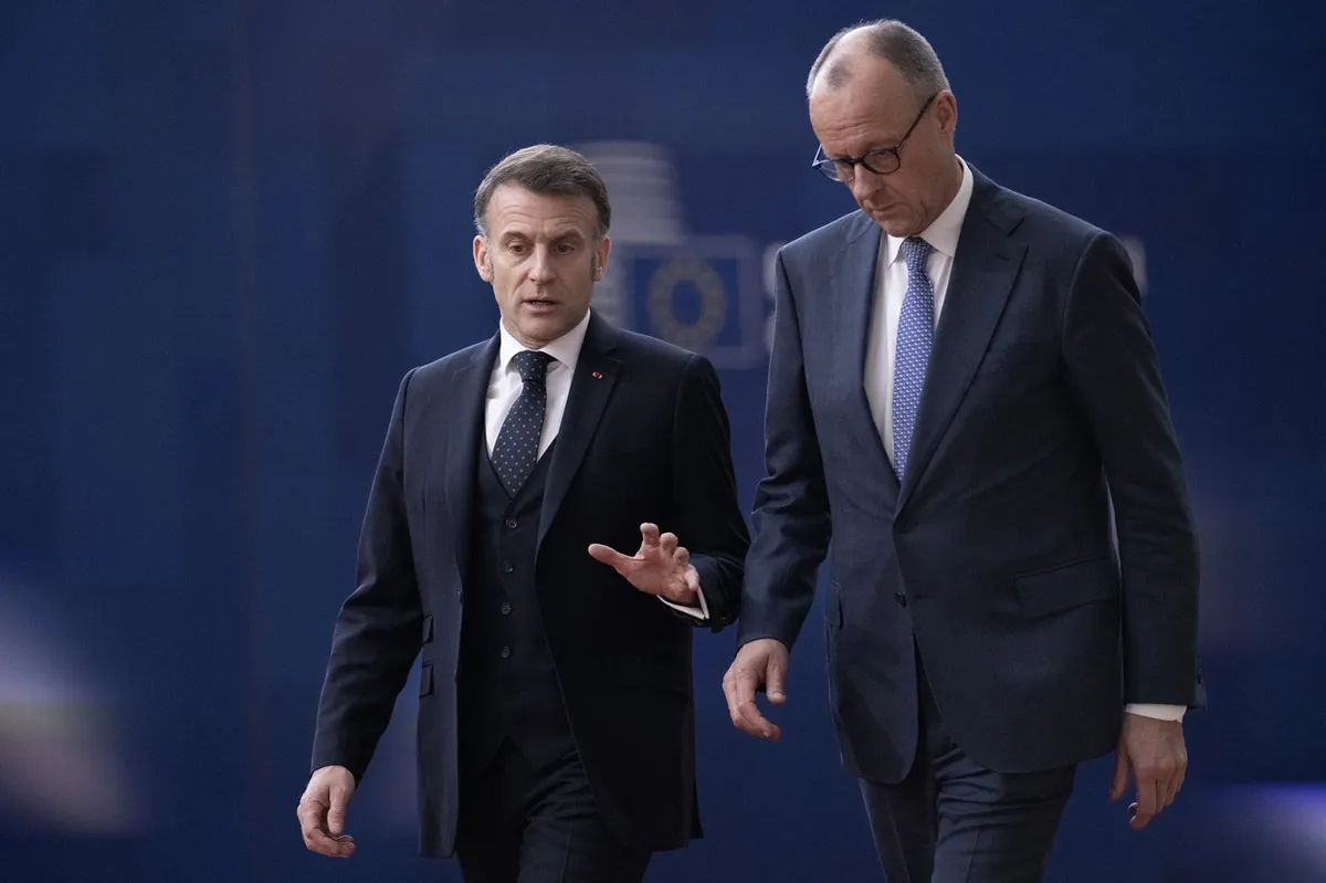 Macron in Merz opustila skupni projekt novega evro