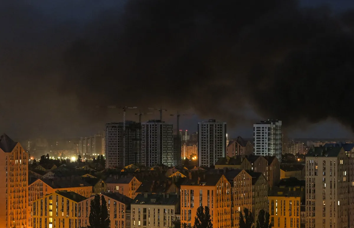 Ukrajinska prestolnica ponoči znova tarča ruskih raketnih napadov