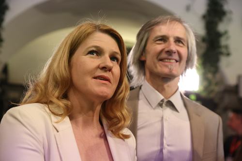 Urša Zgojznik in Uroš Macerl