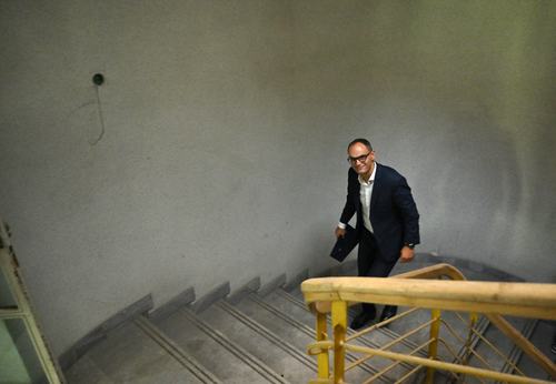 Mihael Zupančič in Anže Logar na Litijski