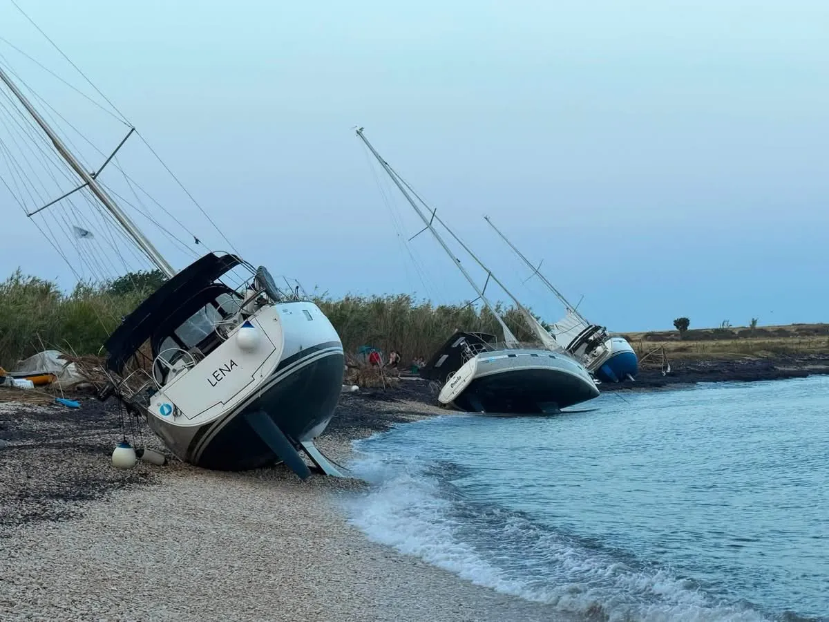 Hrvaški otok zajelo hudo neurje: "Česa takega v življenju še nisem videl"