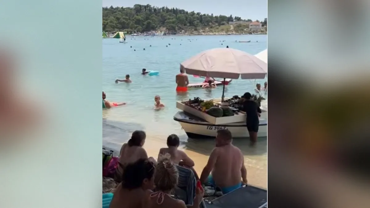 Posnetki s hrvaške plaže sprožili burno razpravo: "To ni več dopust"