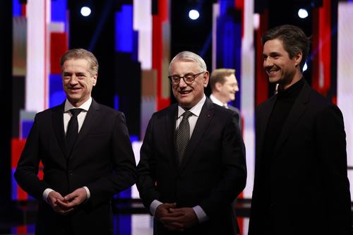 Robert Golob, Matjaž Han, Luka Mesec, Vladimir Prebilič