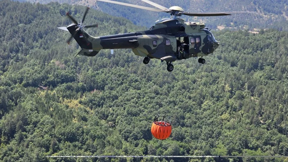 Srbija priskočila na pomoč Španiji, v boj z ognjenimi zublji pošilja helikopter Super puma