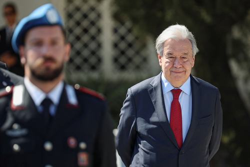 Antonio Guterres na obisku na Cipru