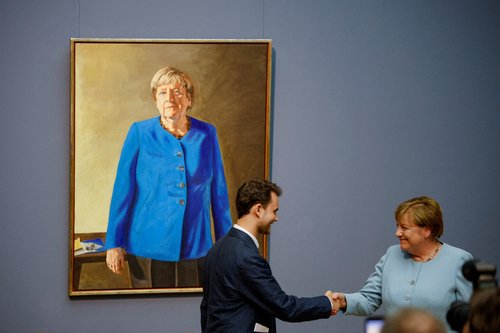 Portret Angele Merkel