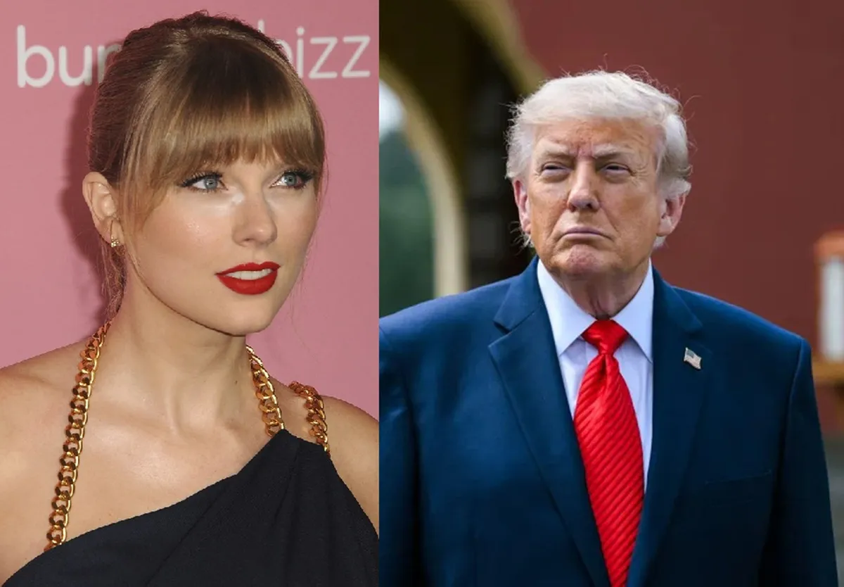 Bela hiša se je ob poroki Taylor Swift in Travisa Kelceja ponorčevala iz zvezdniškega para