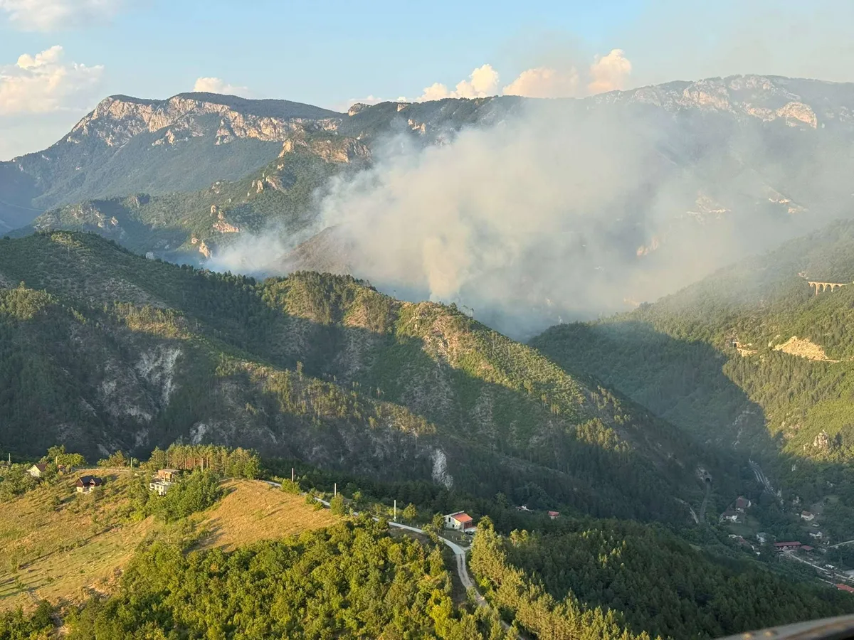 Velik požar pri Konjicu vse bližje stanovanjskim objektom, BiH zaprosila za mednarodno pomoč