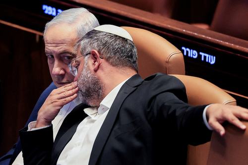 Itamar Ben Gvir in Benjamin Netanjahu