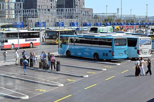 Slovenija, Ljubljana, 24.08.2026, 24. avgust 2026Začetek obratovanja začasne nove avtobusne postaje ob Masarykovi cesti,promet, Avtobusna Postaja Ljubljana, avtobus, Foto: Žiga Živulović Jr./F.A.Bobo