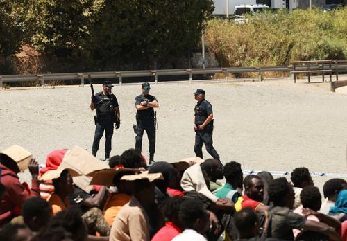 Migranti v Ceuti