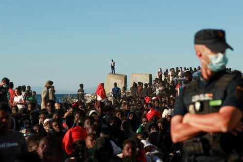 Migranti v Ceuti
