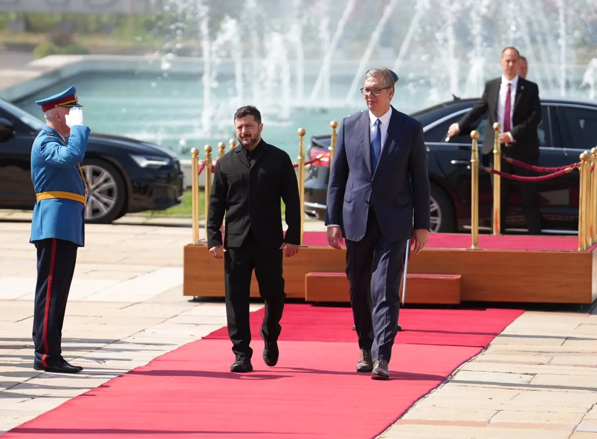 Predsednik Zelenski prvič v Srbiji, Vučić dvomi o hitrem končanju vojne
