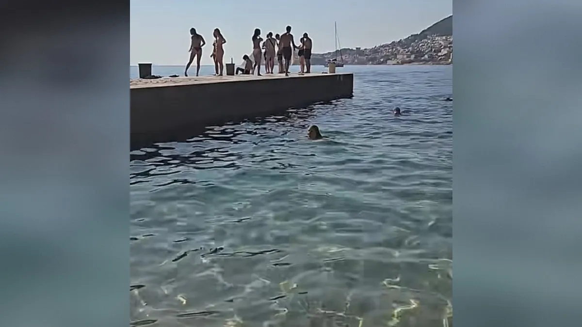 Američanka presenečena nad tem, kakšne ljudi je videla na hrvaški plaži