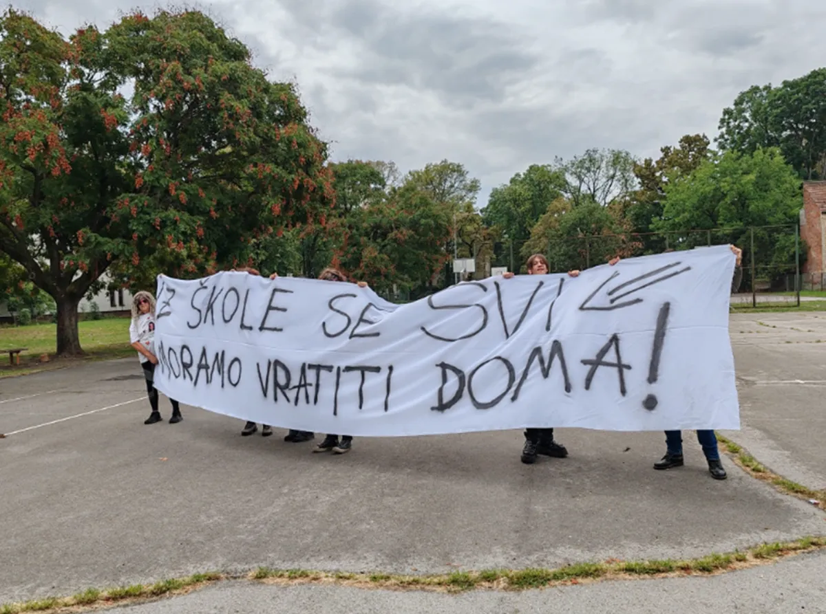 Po napadu na zagrebški šoli protest za večjo varnost: "Sistem mora delovati bolje"
