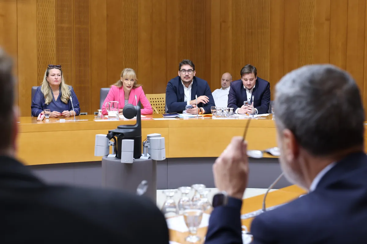 Znova burna razprava o slovenski blokadi izjave EU, poslanci Svobode zapustili sejo