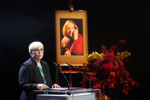 Spominska slovesnost ob smrti gledališke in filmske igralke Milene Zupančič