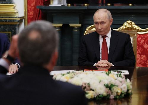 Vladimir Putin in Steve Witkoff