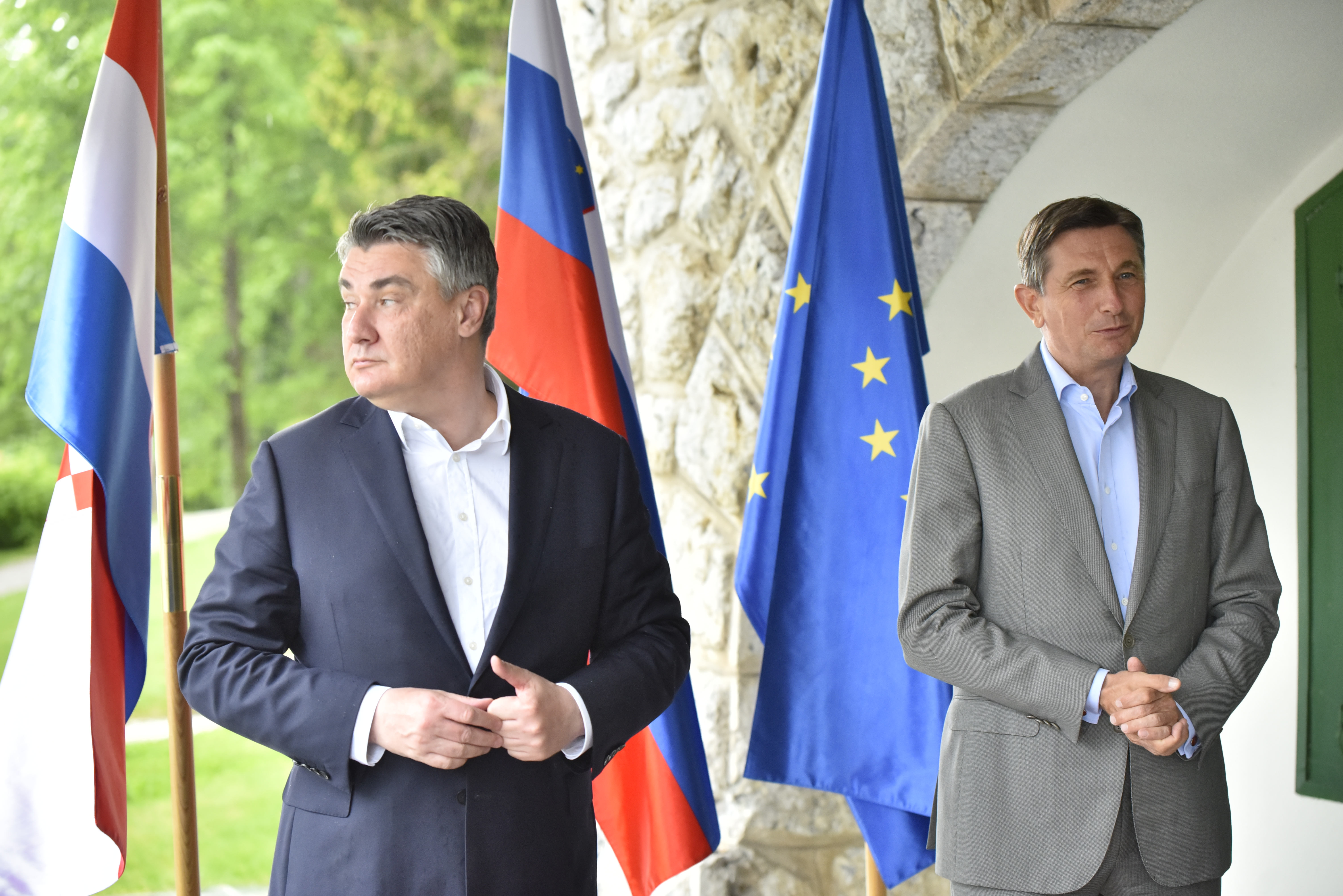 Borut Pahor in Zoran Milanovič