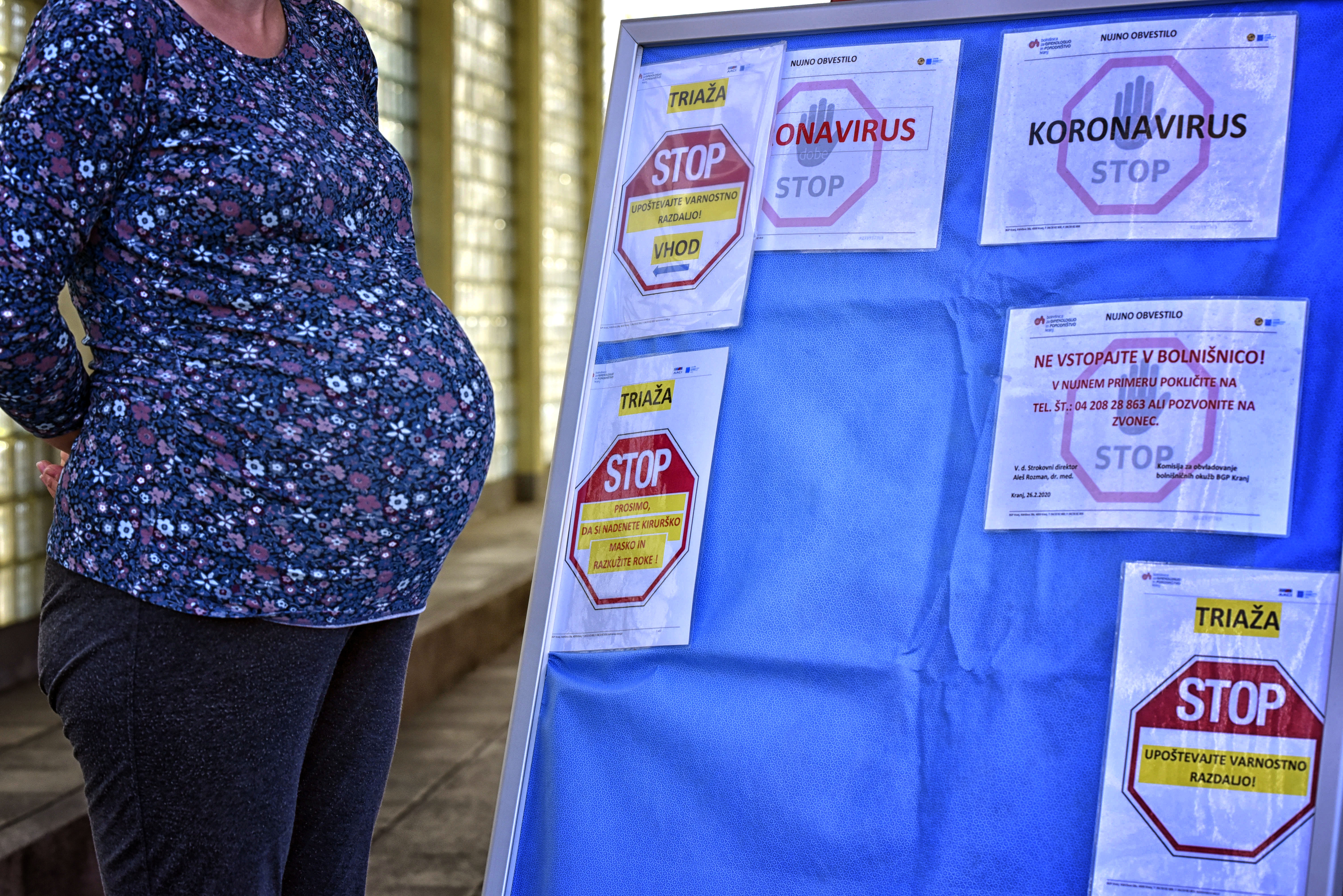 koronavirus, covid, nosečnica, porodnica