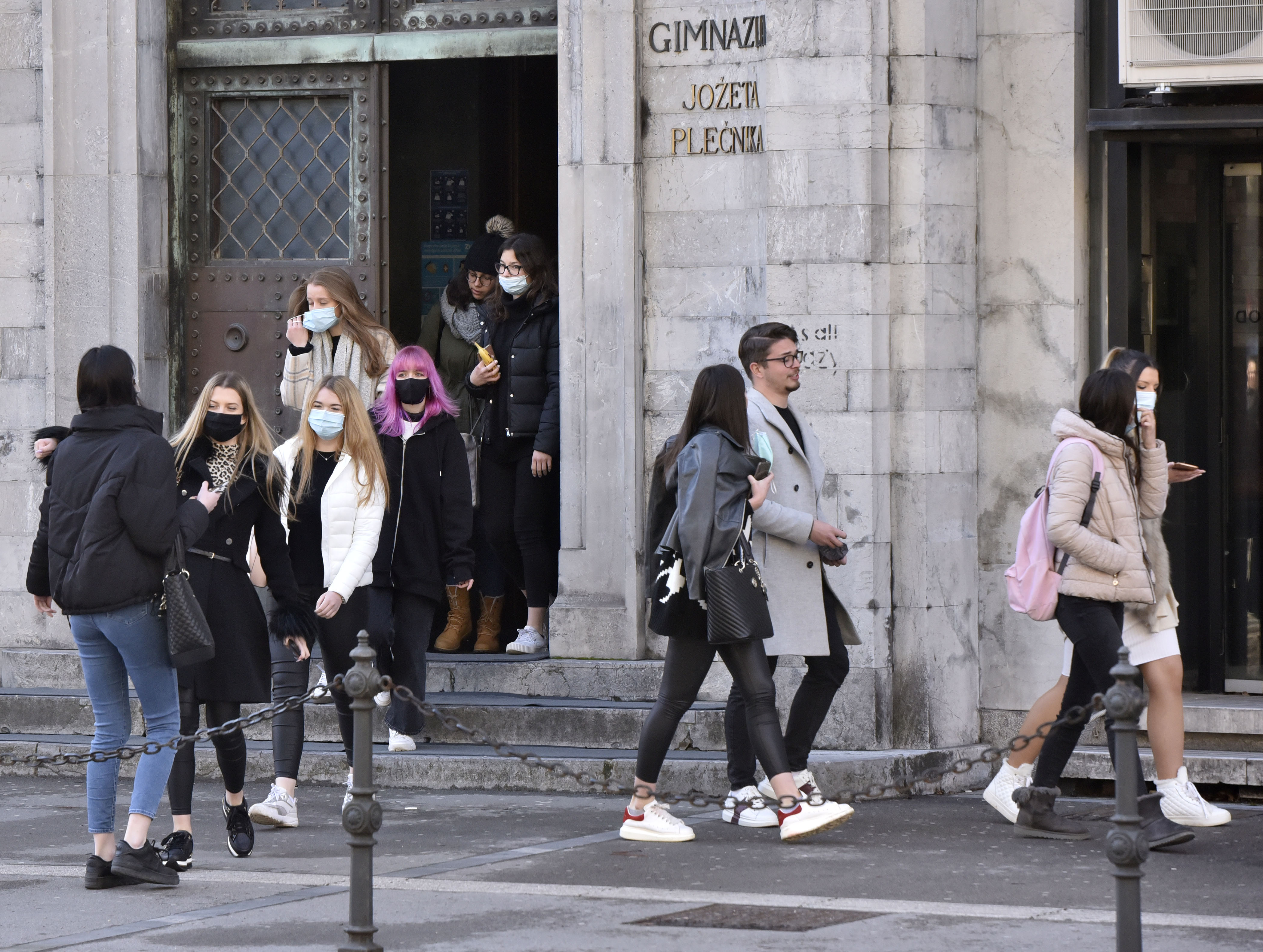 Dijaki gimazija odmor za malico