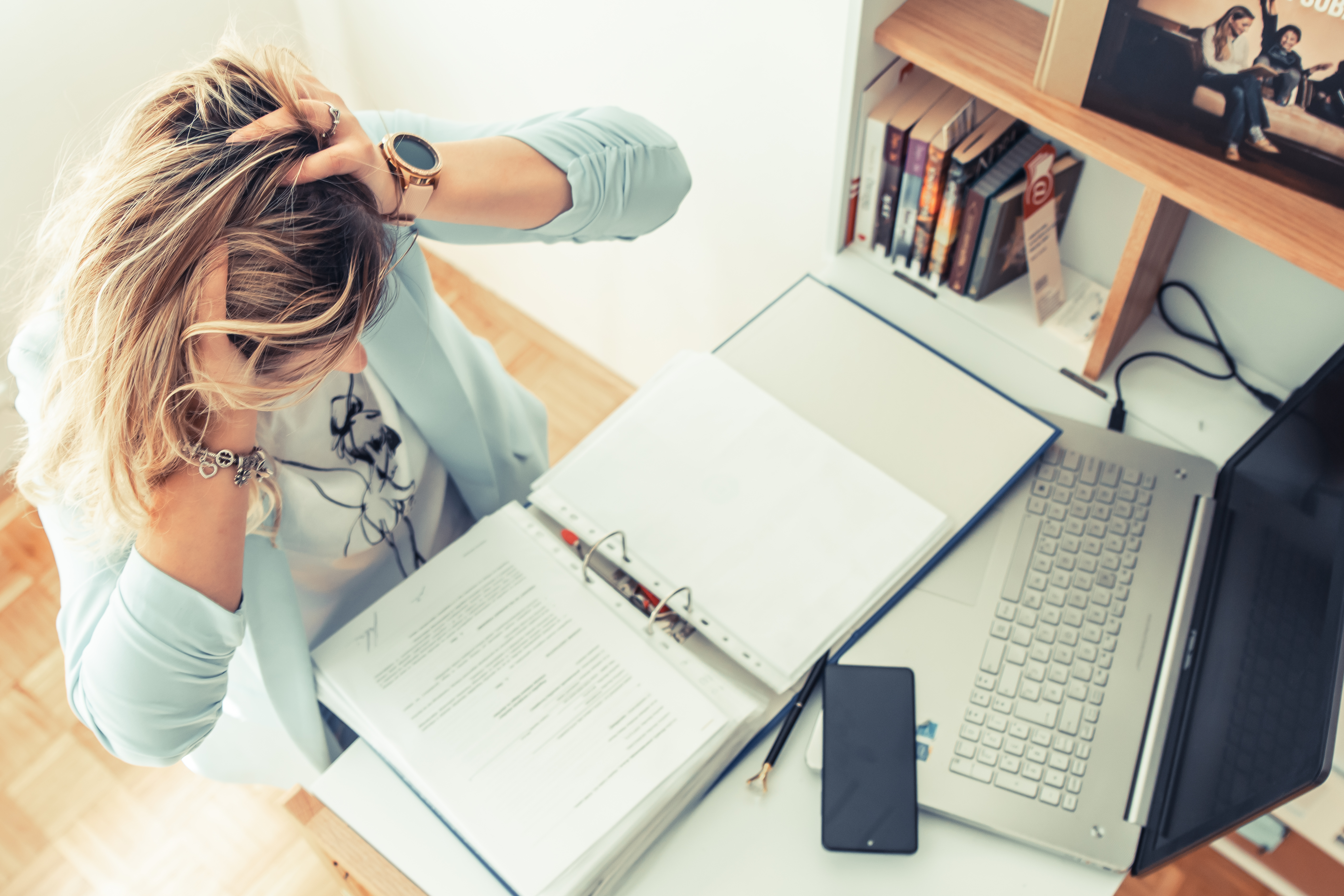 delo od doma, stres, služba, duševno zdravje