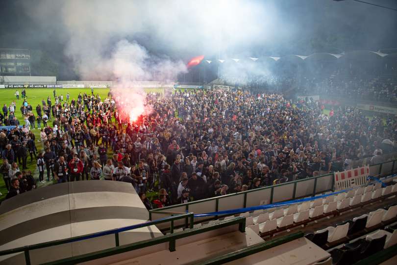 Sprejem murnih nogometašev