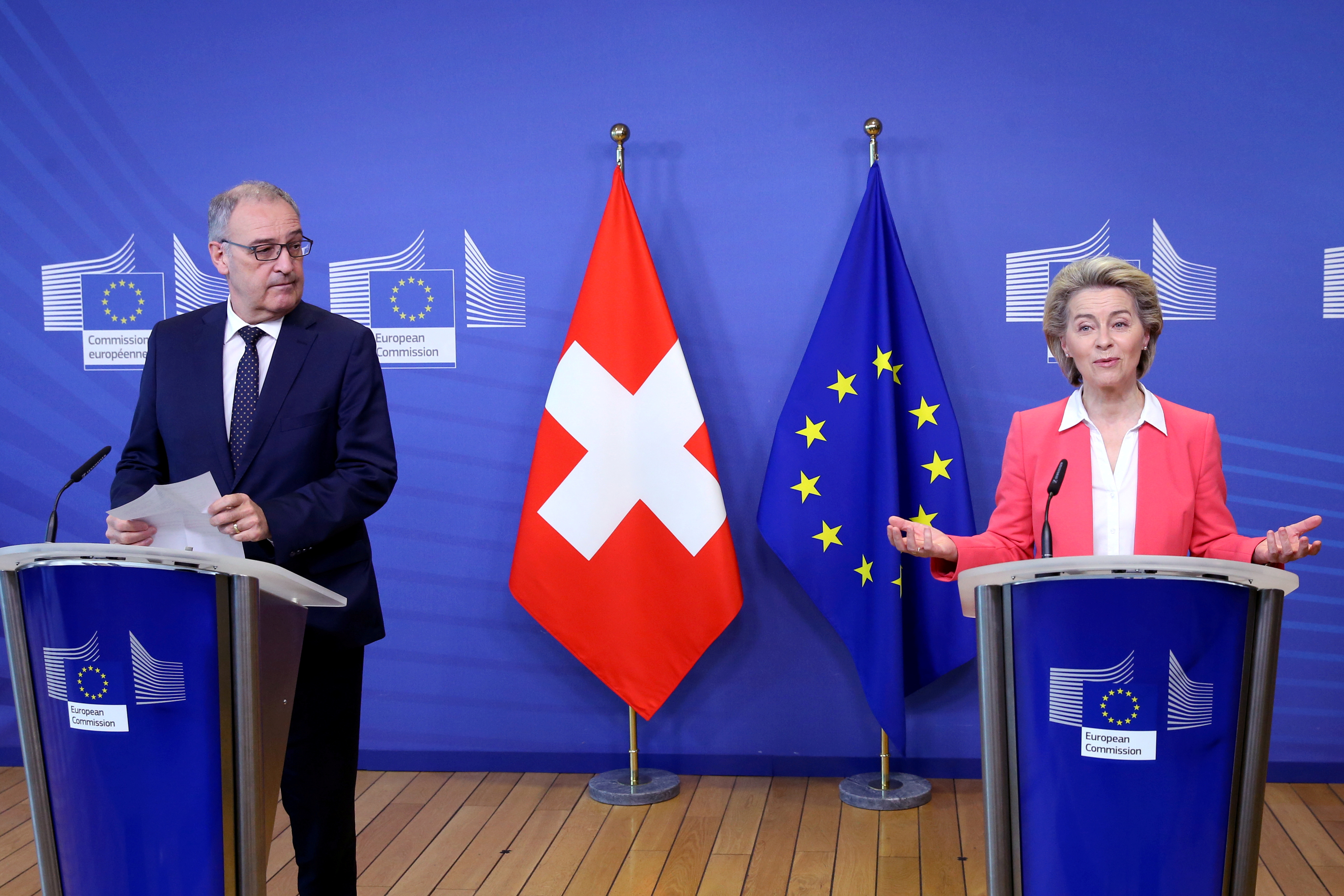 Švica, EU, ursula von der Leyen