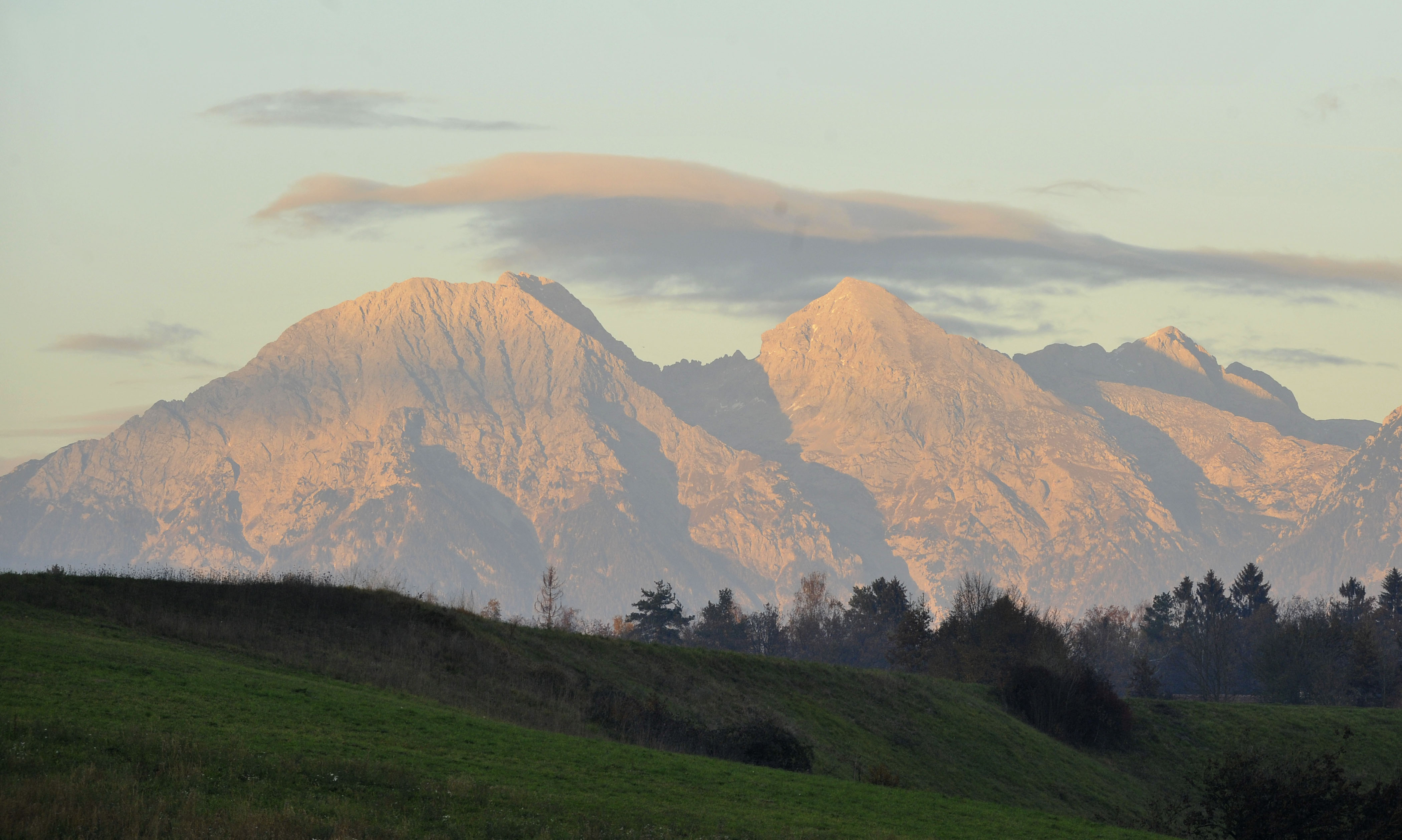 narava, gore, vreme, sonce, oblak