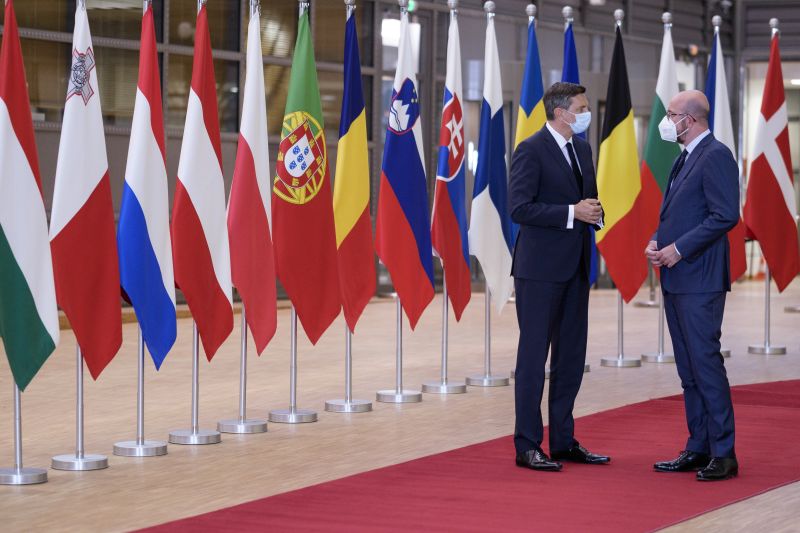 Charles Michel, Borut Pahor