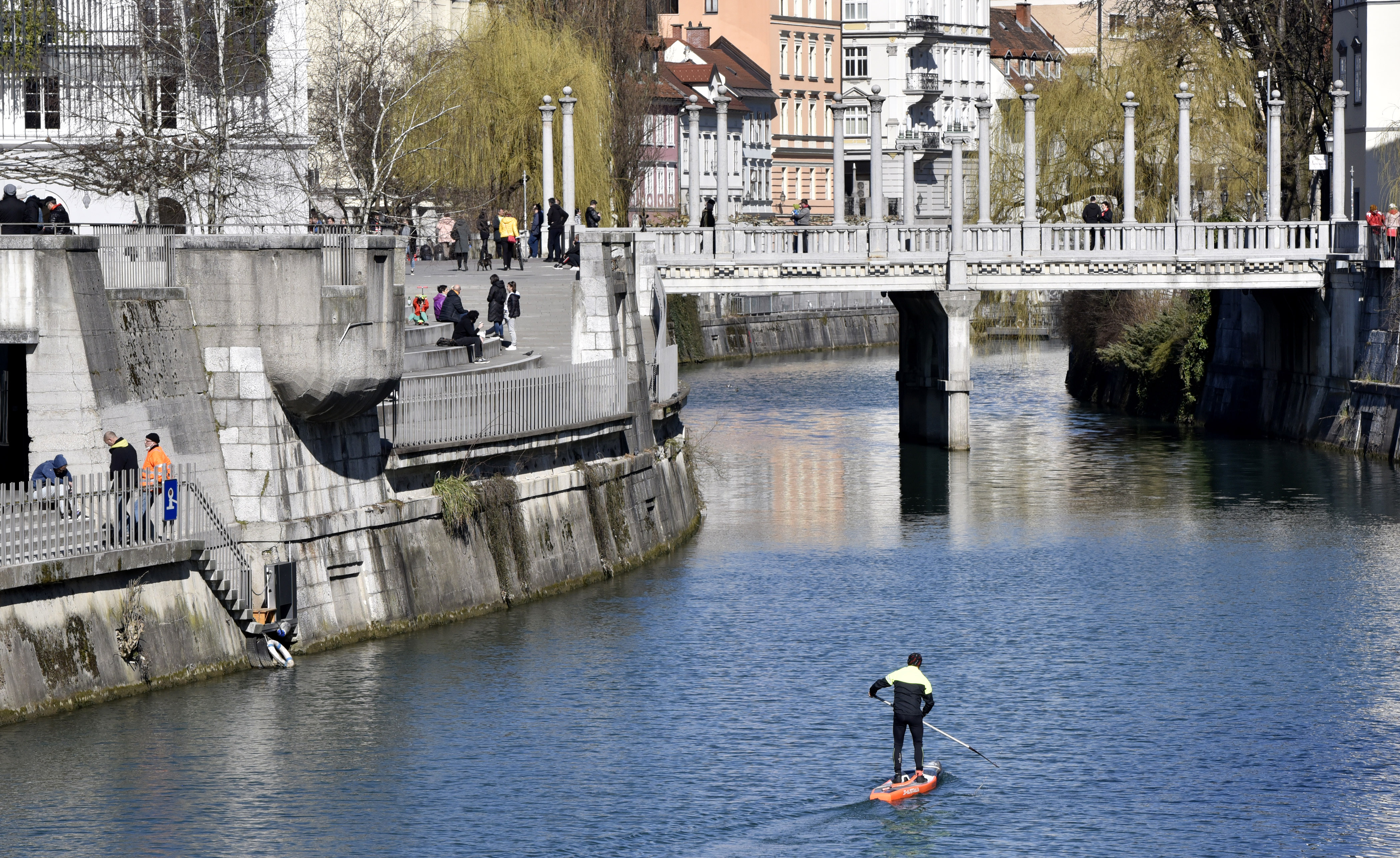 Ljubljana, Ljubljanica, sup, SUP