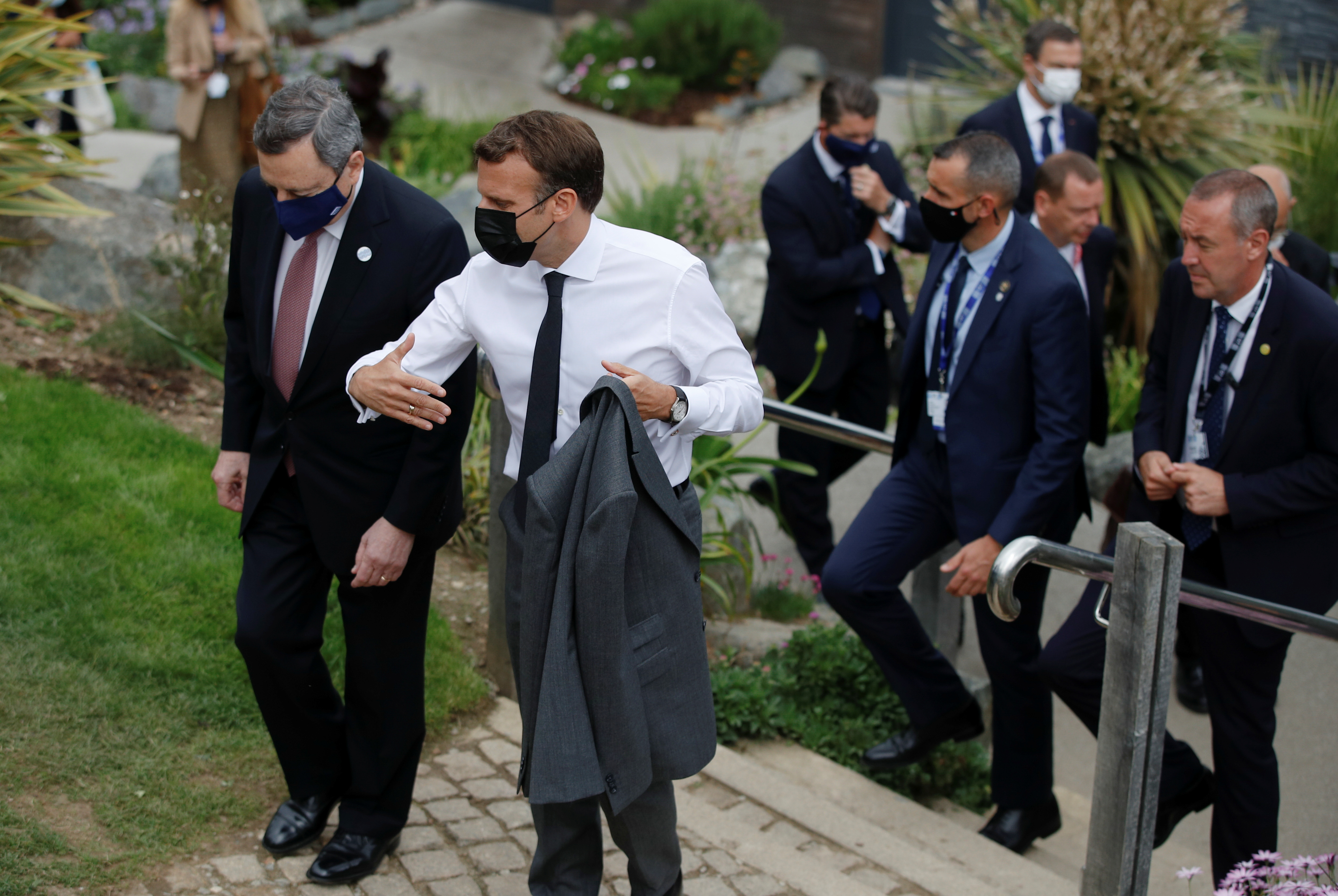 G7, Cornwall, Emmanuel Macron, Francija