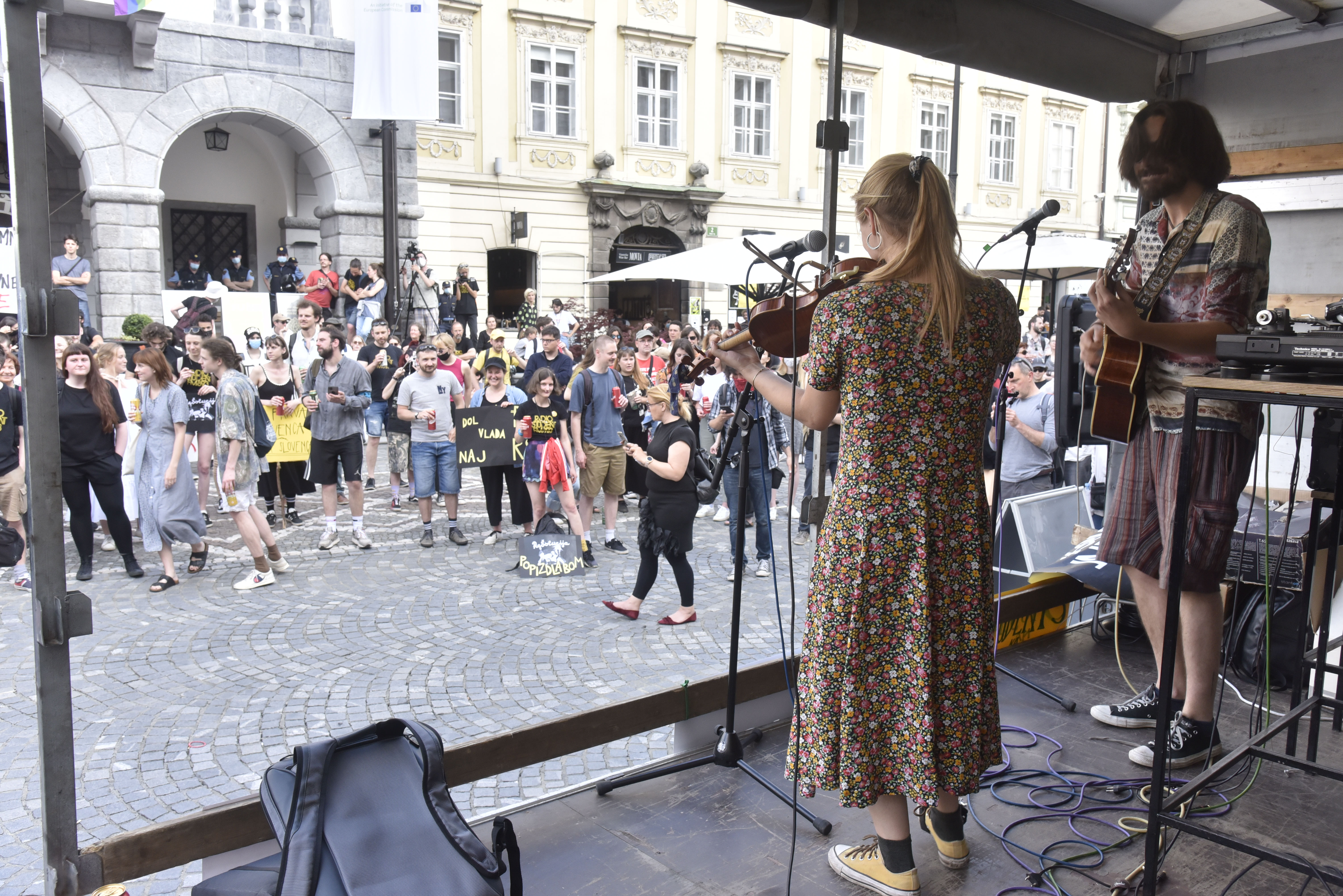 radio, študent, procesija