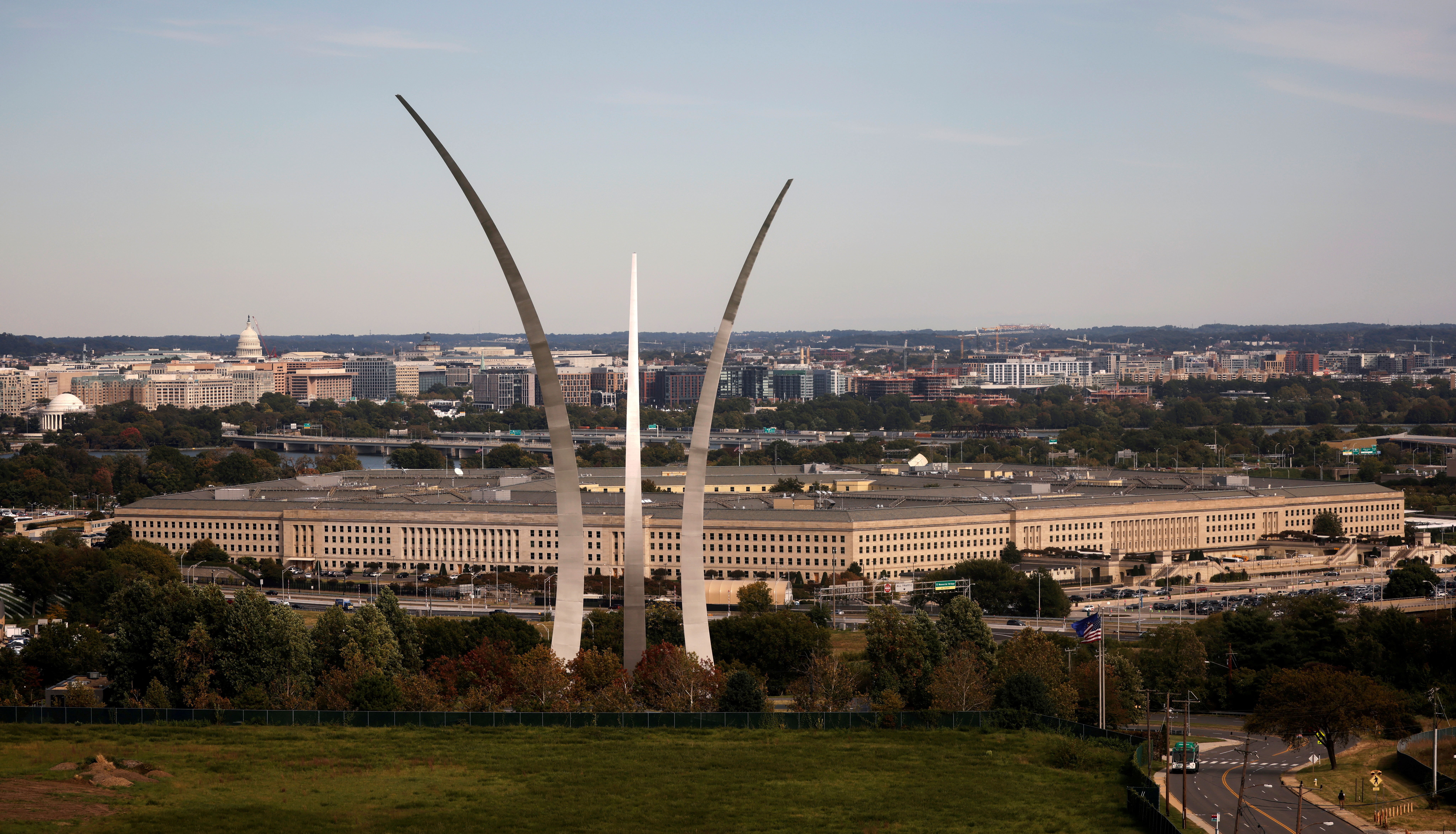 FILE PHOTO: The Pentagon building is seen in Arlington, Virginia, U.S.