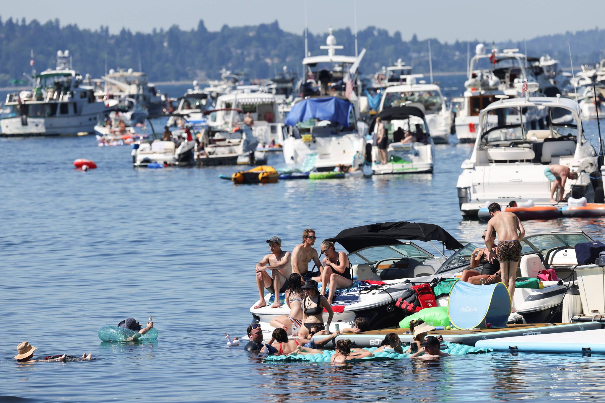 vročinski val, zda, vročina, morje