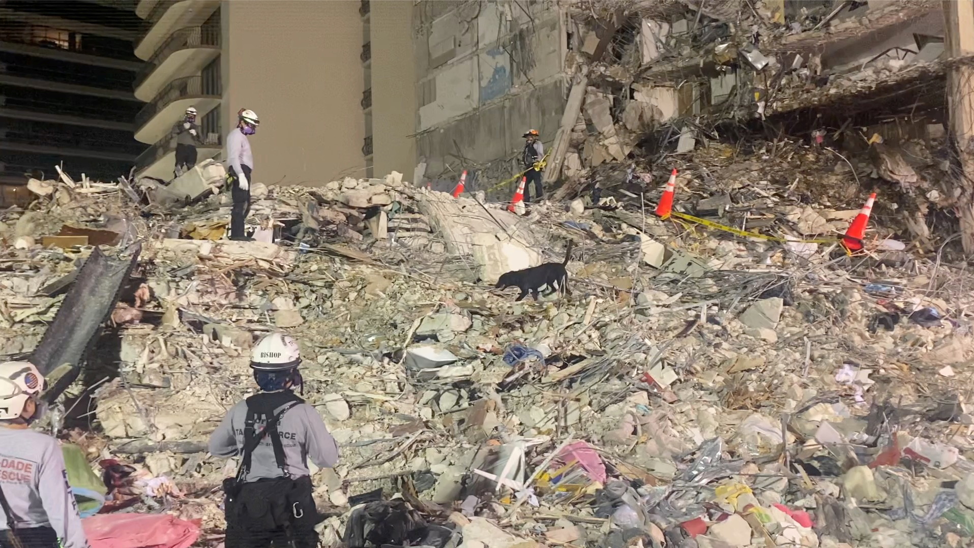 Miami, stanovanjski blok, preživeli