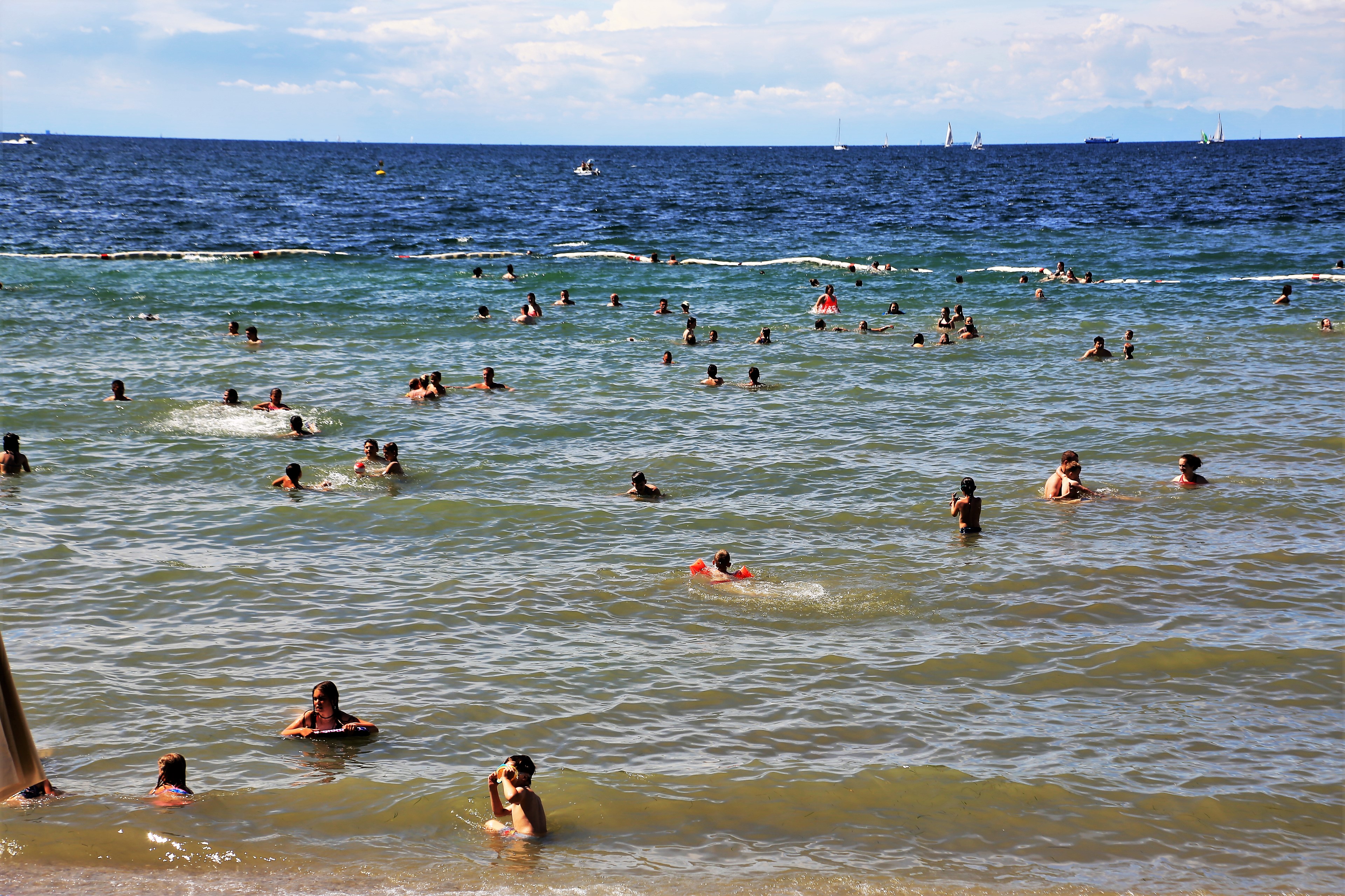 turizem, kopalci, plaža, izola,