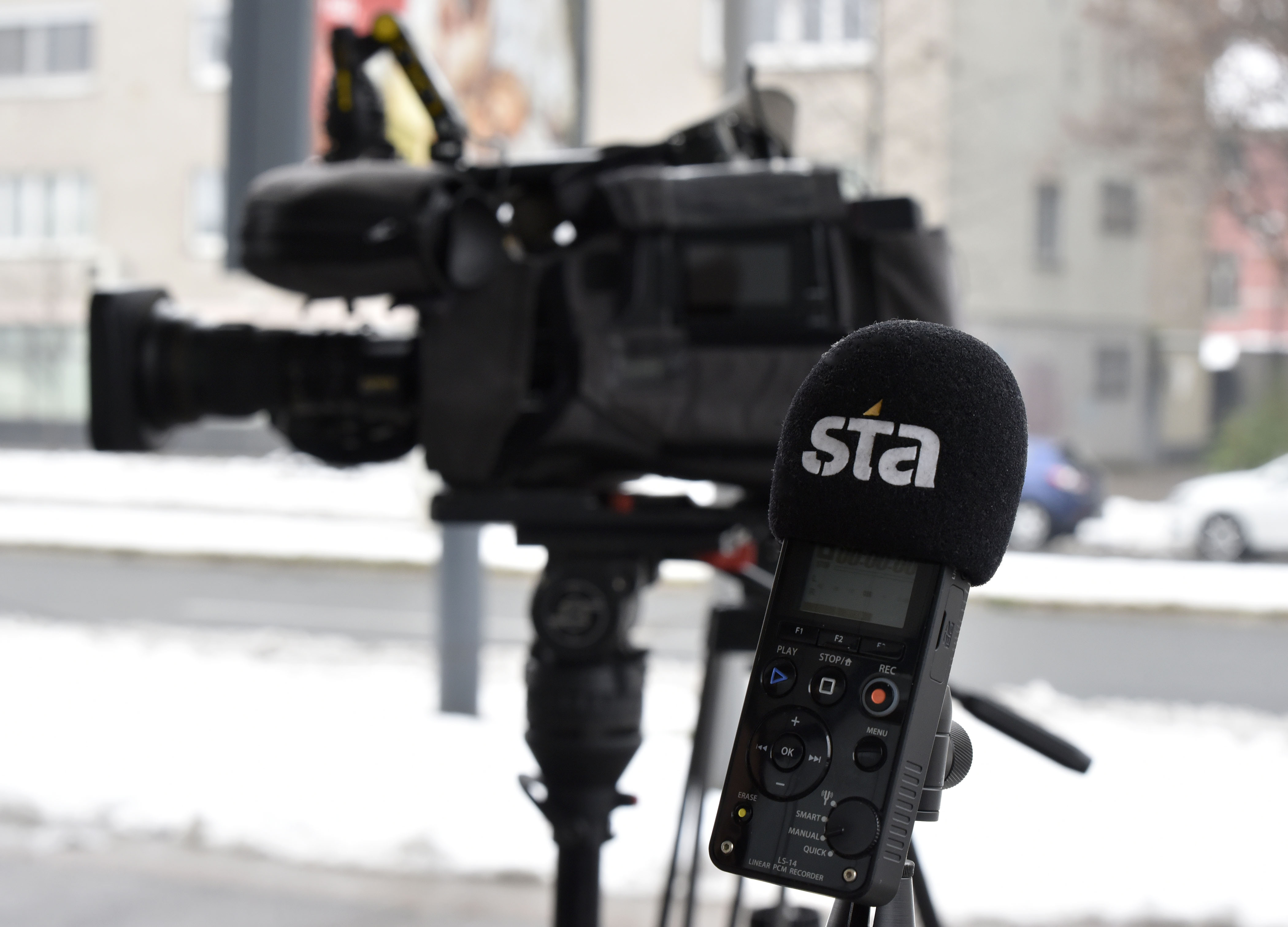 Mikrofon STA Slovenska tiskovna agencija