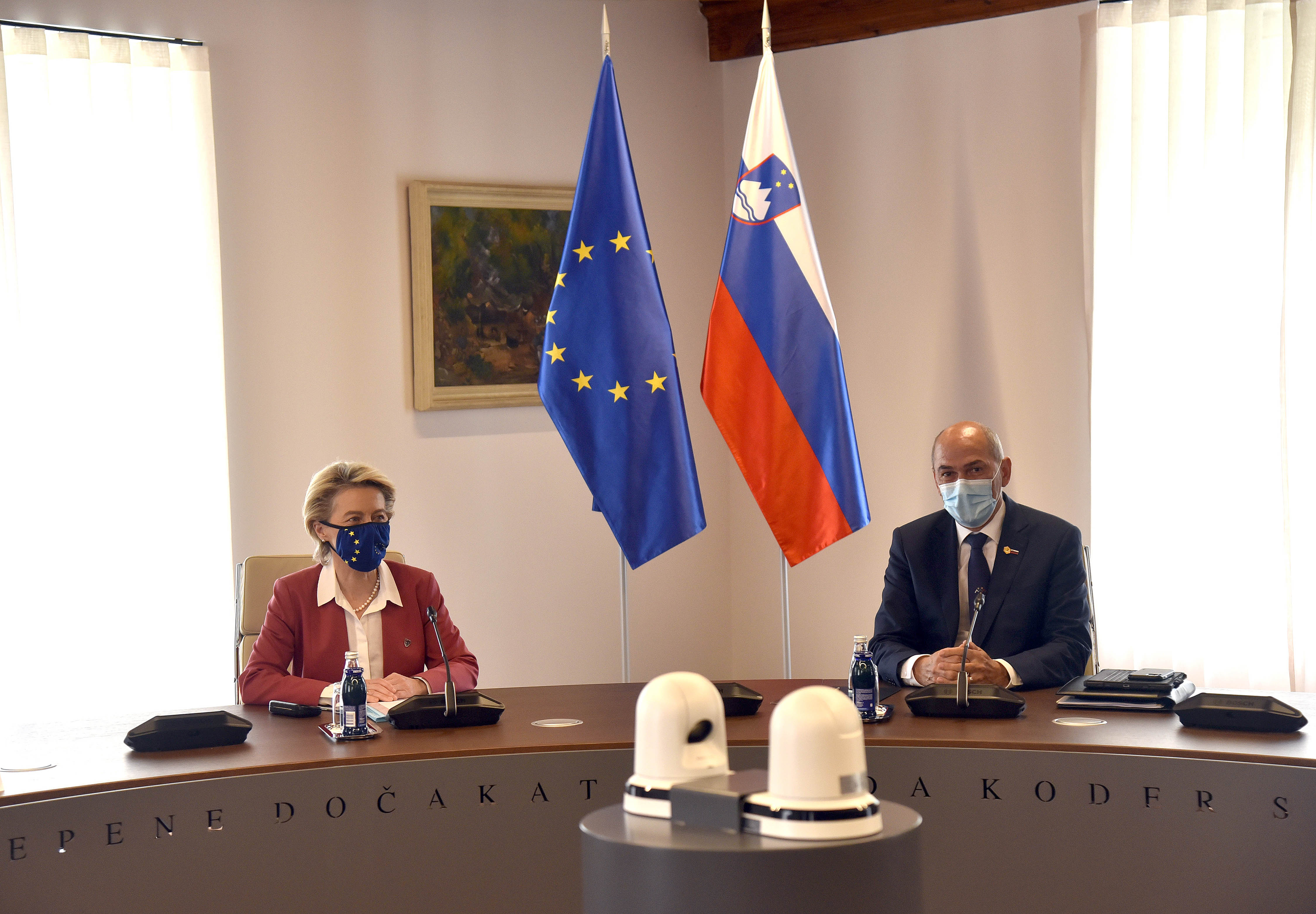 predsedovanje EU, von der Leyen, Janša