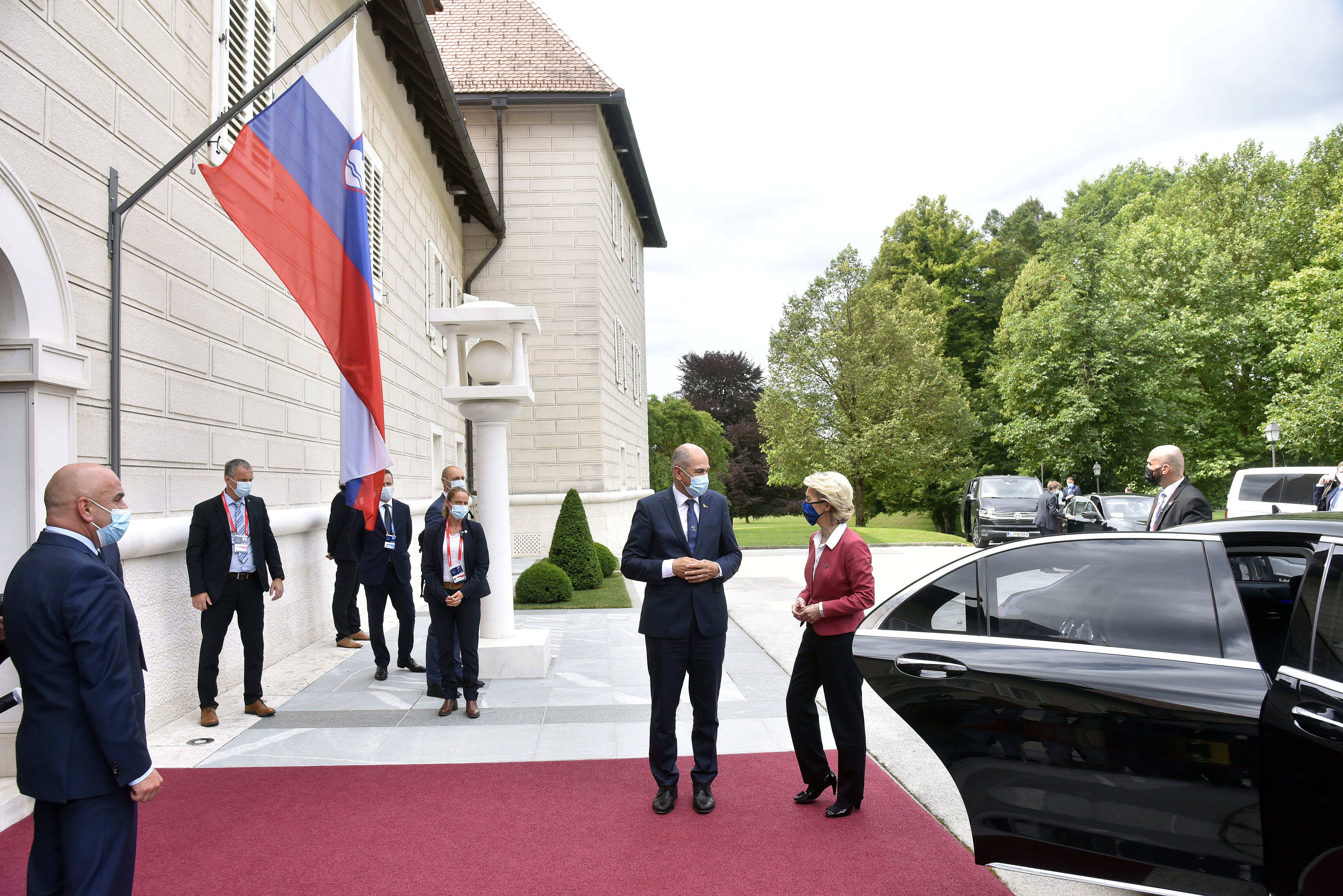 predsedovanje EU, von der Leyen, Janša