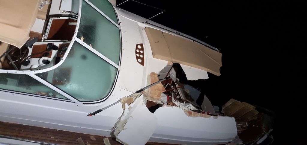 čoln, pomorska nesreča