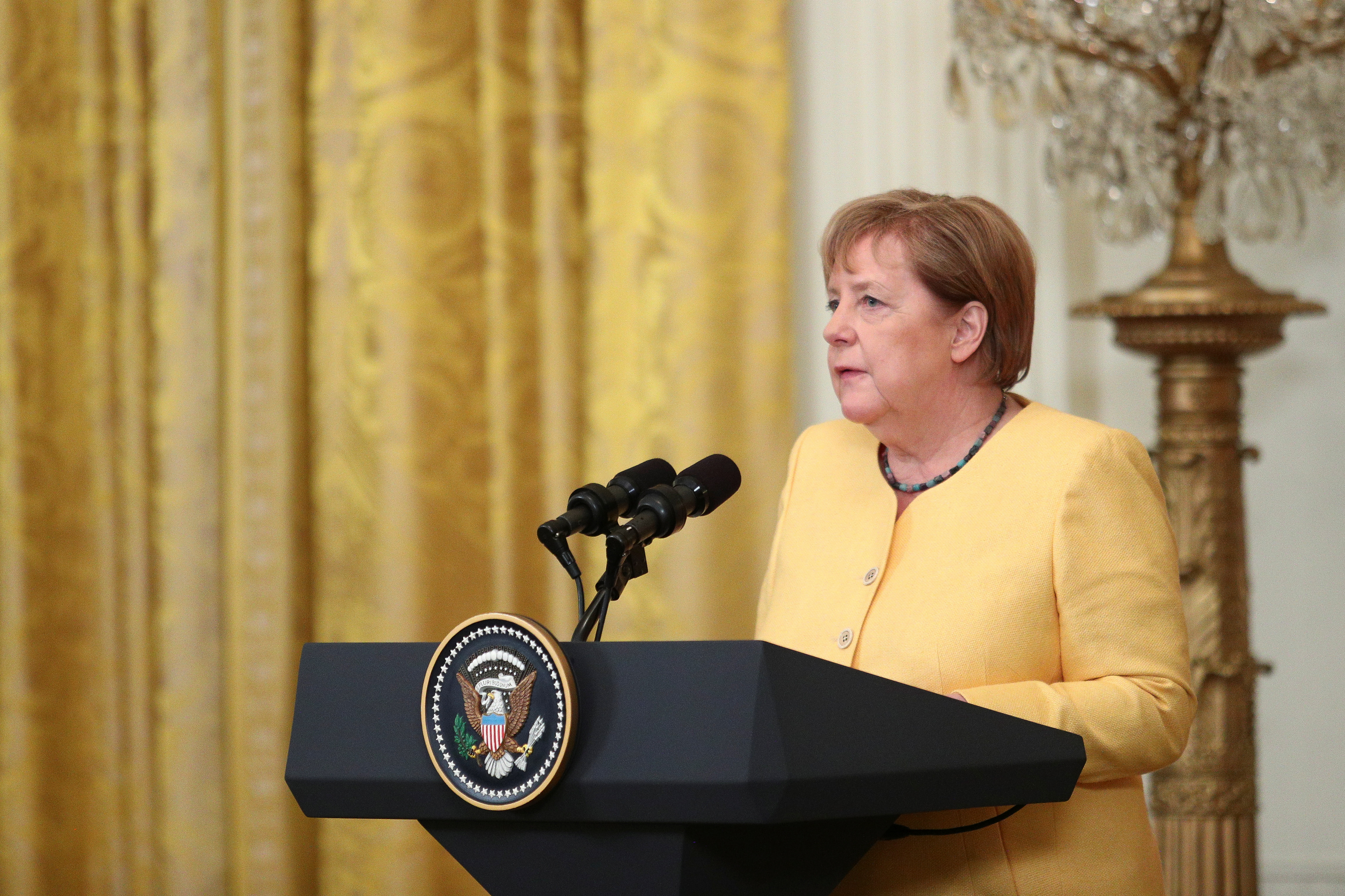 Joe Biden, Angela Merkel