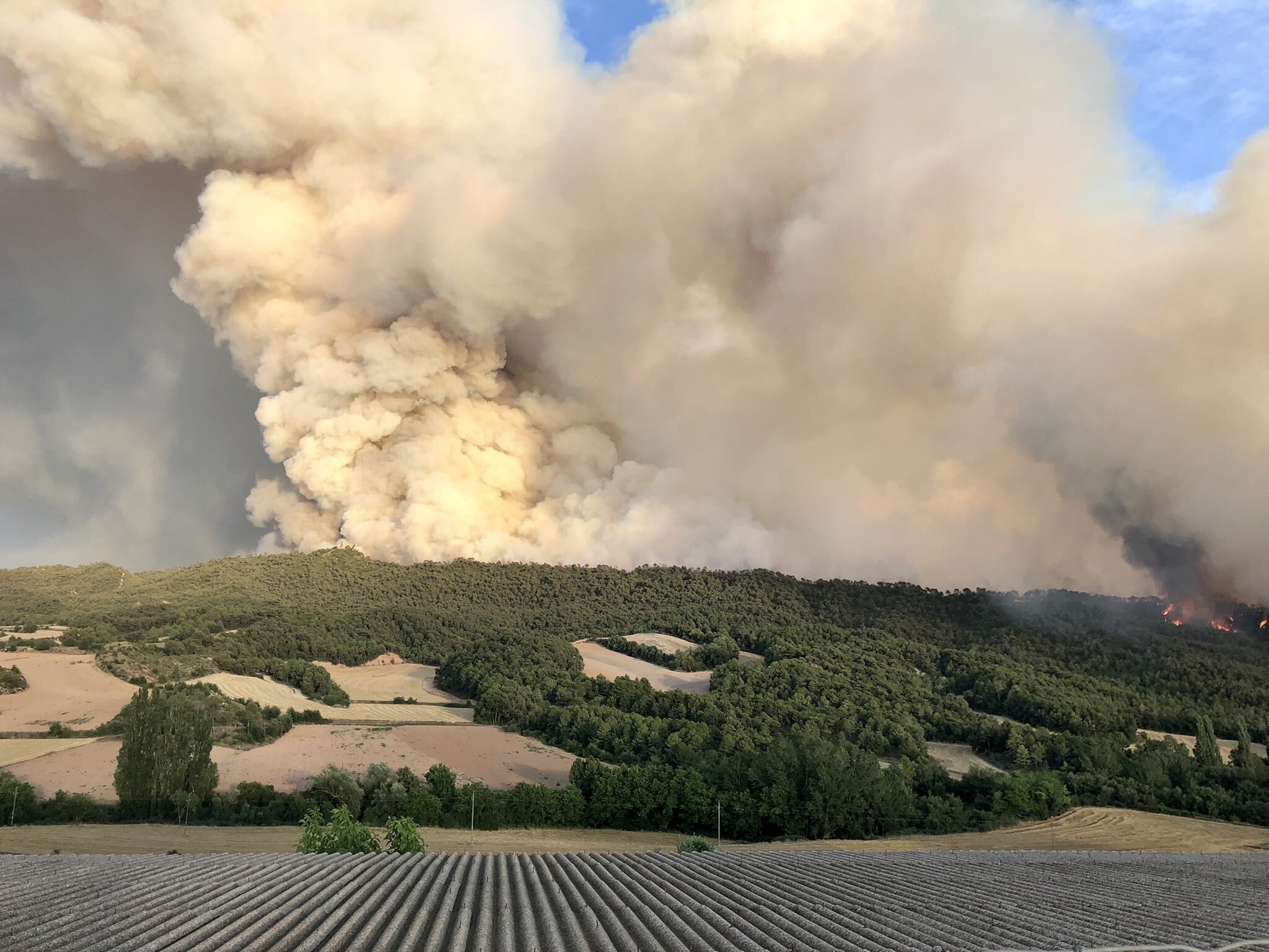 požar, katalonija
