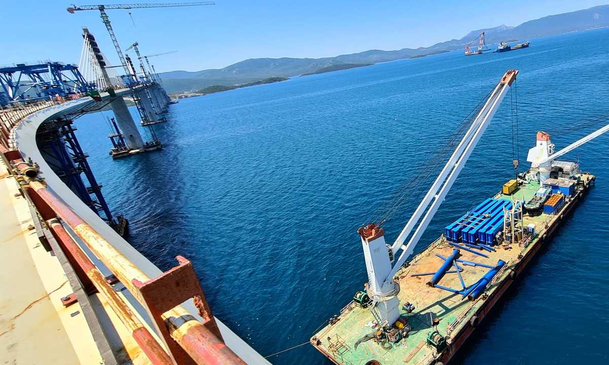 pelješki most, hrvaška